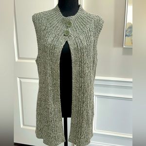 Kim Rogers Sweater Vest with Two Button Closure – Size XL,  FINAL MARKDOWN
